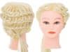 Frizersko usposabljanje glave naravne blond lase