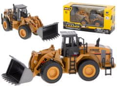 Ikonka Bager nakladalnik buldozer Kovinski model H-Toys 1913 1:40