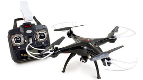 slomart rc dron syma x5sw 2.4ghz kamera fpv wi-fi črna
