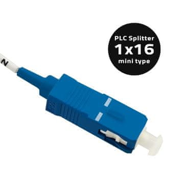 Qoltec razdelilnik 1x16 | SC/PC - SC/PC | G.657A | enomodni | 0,9 mm