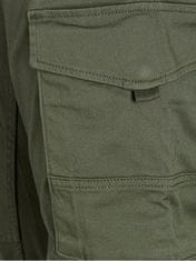 Jack&Jones Moške hlače JPSTPAUL Tapered Fit 12141844 Olive Night (Velikost 30/34)