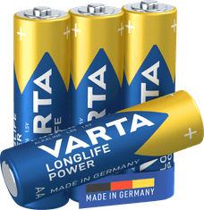 Varta Longlife Power 4 AA baterija, 4 kosi (4906121414)
