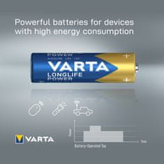 Varta Longlife Power 4 AA baterija, 4 kosi (4906121414)