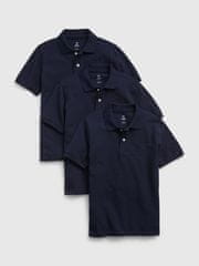Gap Otroška polo Majica uniform organic, 3ks M