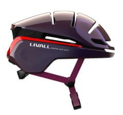 Livall EVC21 pametna čelada, L, vijolična