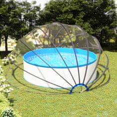 Vidaxl Kupola za bazen 500 x 250 cm