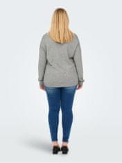 Only Carmakoma Ženski pulover CARMARGARETA 15267202 Medium Grey Melange (Velikost 3XL/4XL)
