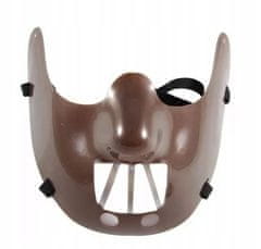 Korbi Hannibal Lecter maska Halloween plastika