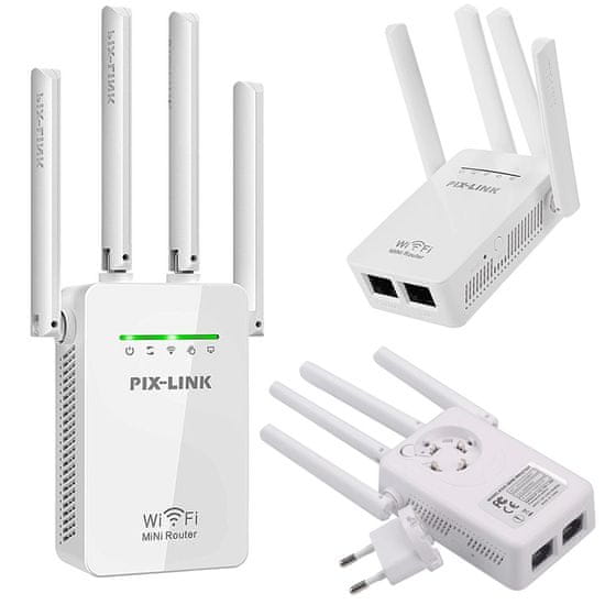 Verkgroup Brezžični 2,4 GHz WIFI repeater router ojačevalnik signala 300Mb/s WPS