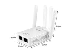 Verkgroup Brezžični 2,4 GHz WIFI repeater router ojačevalnik signala 300Mb/s WPS