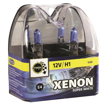 FINISH LINE ŽARNICA H1 12V 2-1 XENON SUPER WHITE