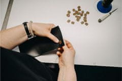 BeWooden Moška usnjena denarnica Brunn Coins Wallet