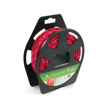 M.N.C. Večnamenska vrv 4 mm 10 m rdeča/modra