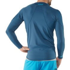 NRS Moška majica z dolgimi rokavi UV50+ H2Core Rashguard Moroccan Blue, S