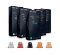 Grano Milano Kava MIX-5 različnih vrst kave (5x10 kavnih kapsul)