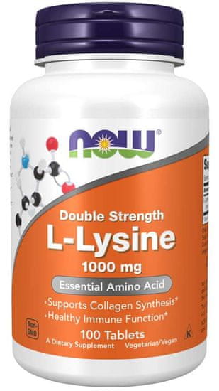 NOW Foods L-lizin (L-lizin), 1000 mg, 100 tablet