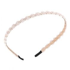Flamenco Mystique Perlačna diadem za lase, premer 11,5 cm, širina 1 cm