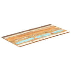 Vidaxl Pravokotna mizna plošča 60x140cm 15-16 mm trden predelan les