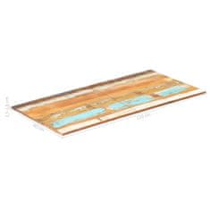 Vidaxl Pravokotna mizna plošča 60x120 cm 15-16 mm trden predelan les