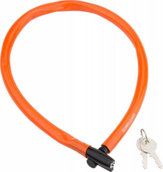 Kryptonite Keeper 665 kabel, 65 cm, oranžna