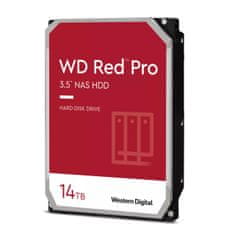 Western Digital Red Pro NAS trdi disk, 14 TB, SATA 6 Gb/s, 512 MB, bulk (WD141KFGX)
