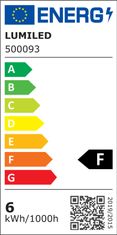LUMILED 10x LED žarnica GU10 5W = 35W 470lm 3000K Toplo bela 120°