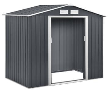 Rojaplast Moderna Siva Kovinska Vrtna Plošča ARCHER z Drsnimi Vrati