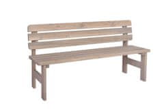 eoshop VIKING lesena vrtna klop SIVA - 150 cm