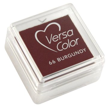 Rayher.	 Blazinica za žige "Versacolor", bordo rdeča, 2,5x2,5 cm