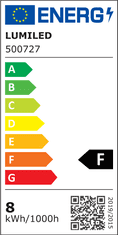 LUMILED 10x LED žarnica E27 A60 8W = 60W 806lm 4000K Nevtralno bela