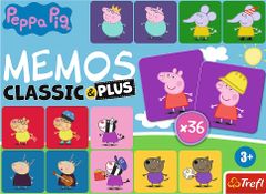 Pexeso Classic&Plus Pujsa Pepa 4v1