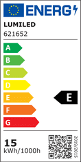 LUMILED 10x LED žarnica E27 A60 15W = 120W 2000lm 4000K Nevtralno bela
