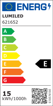LUMILED 10x LED žarnica E27 A60 15W = 120W 2000lm 4000K Nevtralno bela