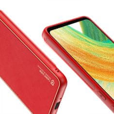 Dux Ducis Yolo usnje ovitek na Samsung Galaxy A33 5G, rdeča