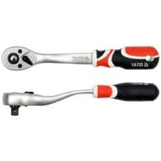 YATO Ratchet 3/8" 200 mm ukrivljen