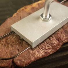 Northix Označevanje železa za meso z zamenljivimi črkami 
