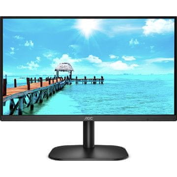 AOC 24B2XD monitor, 60,5 cm (23,8), IPS, Full HD, črn