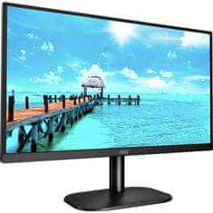 AOC 24B2XD monitor, 60,5 cm (23,8), IPS, Full HD, črn
