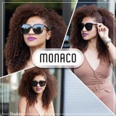 Verdster ženska sončna očala Monaco Square črna stekla črna univerzalna