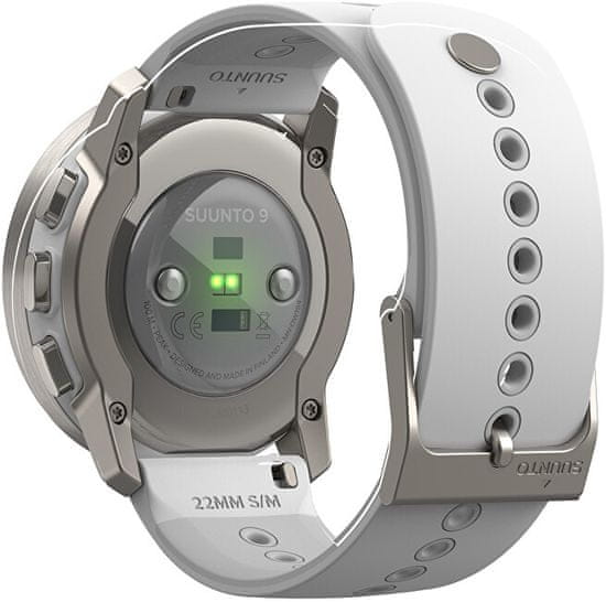 時計 Suunto 9 Peak Birch White Titanium Suunto 9 Peak Birch White Titanium - Orologio GPS per lo