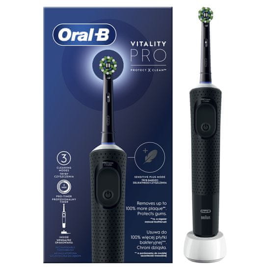 Oral-B zobna ščetka Vitality Pro, črna