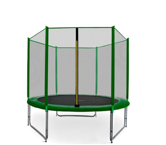 Aga Sport Pro Trampolin 180 cm Temno Zelena + zaščitna mreža