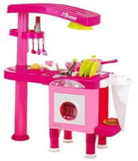 Aga4Kids Plastična kuhinja KITCHEN 008-82 Pink