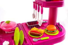 Aga4Kids Plastična kuhinja KITCHEN 008-82 Pink