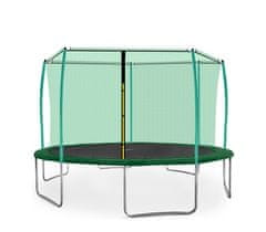 Aga Sport Fit Trampolin 430 cm Temno Zelena + notranja zaščitna mreža