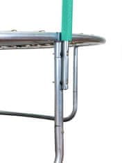 Aga Sport Fit Trampolin 366 cm Temno Zelena + notranja zaščitna mreža