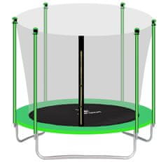 Aga Sport Fit Trampolin 180 cm Svetlo zelena + notranja zaščitna mreža