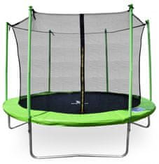 Aga Sport Fit Trampolin 250 cm Light Green + notranja zaščitna mreža