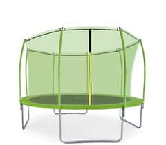 Aga Sport Fit Trampolin 366 cm Svetlo Zelena + notranja zaščitna mreža