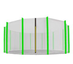 Aga Zaščitna mreža 460 cm za 12 palic Črna mreža / Svetlo zelena